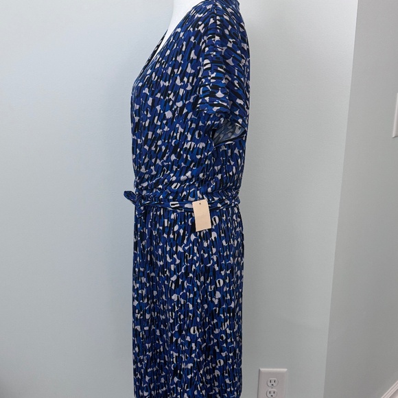 Coldwater Creek Luna Blue Knit Dress Size 8 NWT - Picture 2 of 7